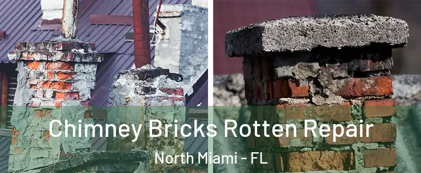  Chimney Bricks Rotten Repair North Miami - FL