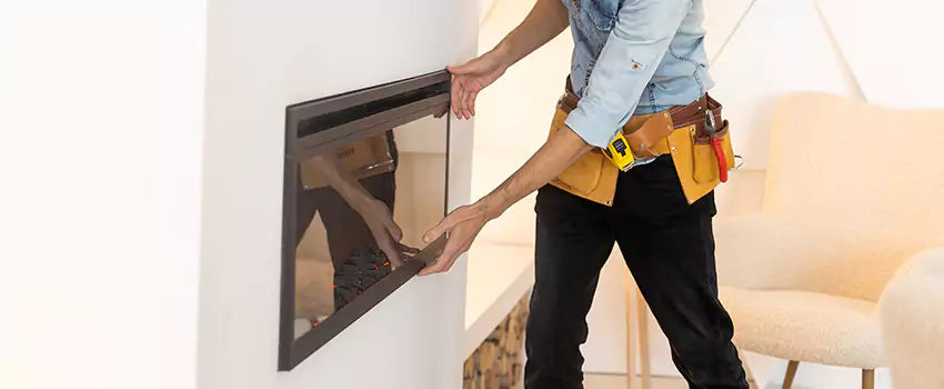 Metal Fireplace Installation in North Miami, Florida