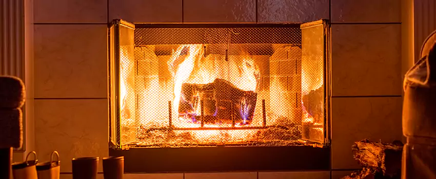 Mendota Hearth Landscape Fireplace Installation in North Miami, Florida