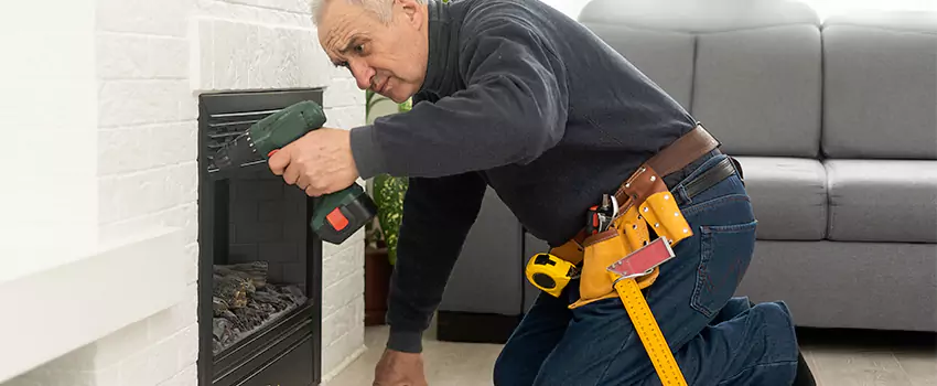 New Indoor Fireplace Installation in North Miami, Florida