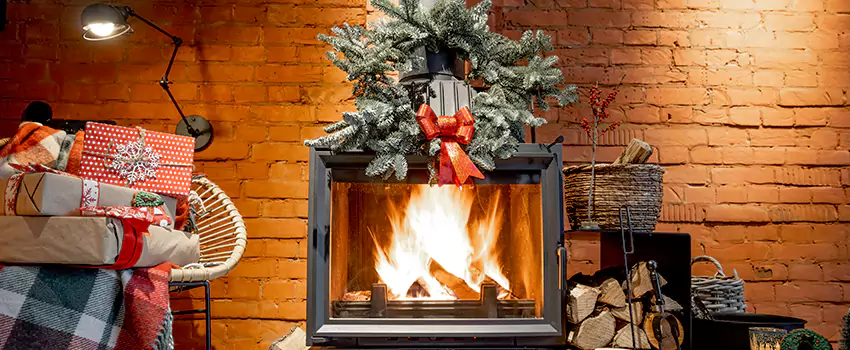 Travis Industries Linear Gas Fireplace Installation in North Miami, Florida