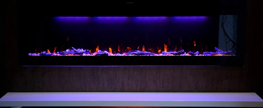 Dynamic Flame Color Fireplace Installation in North Miami, FL